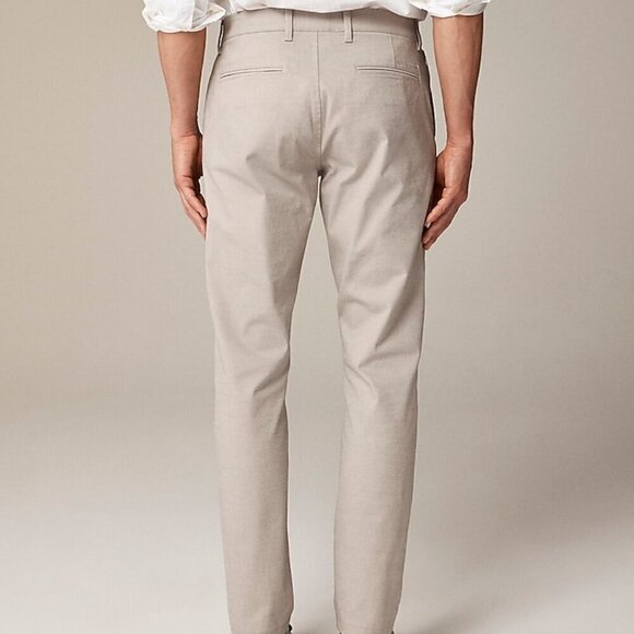 J. Crew 770 Straight fit tech oxford pant BX186 33/32 Khaki - Picture 3 of 9